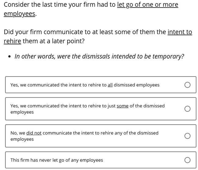 Business Inflation Expectations - November 2025 - Special Question 1