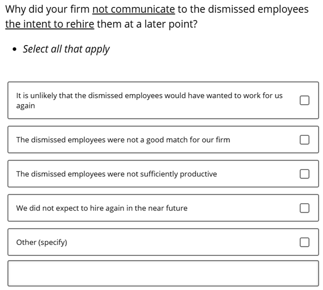Business Inflation Expectations - November 2025 - Special Question 4