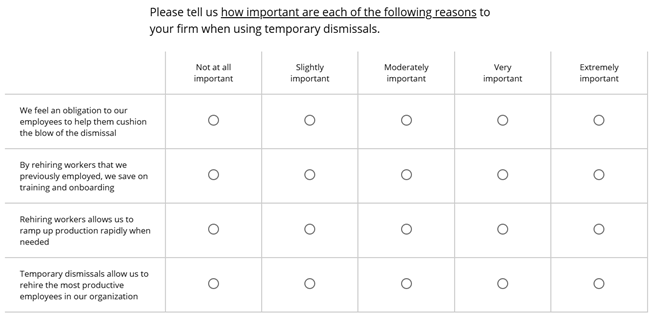 Business Inflation Expectations - November 2025 - Special Question 6