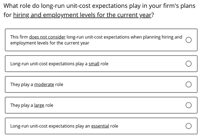 Business Inflation Expectations - March 2026 - Special Question 5
