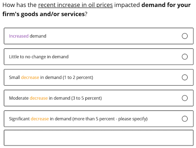 Business Inflation Expectations - April 2026 - Special Question 4
