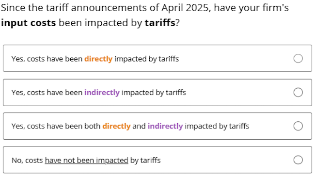 Business Inflation Expectations - August 2026 - Special Question 2