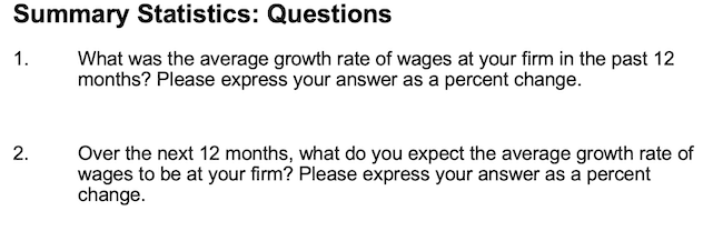 Business Inflation Expectations - September 2026 - Summary Statistics Question