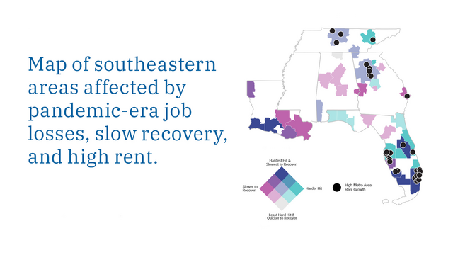 rental instability map infographic