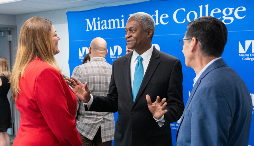 Raphael Bostic in Miami Dade discussing labor market conditions and workforce development strategies