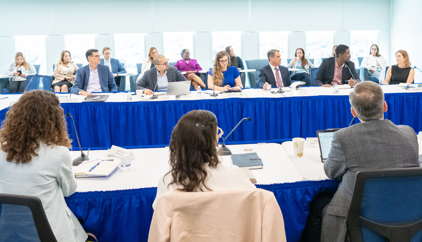 Participants discuss workforce development collaborations in Miami-Dade County