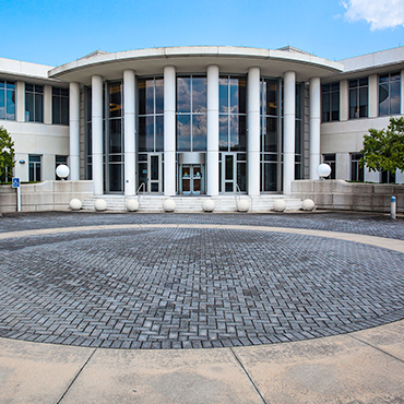 Color photo of the Federal Reserve Bank of Atlanta's Birmingham Branch building