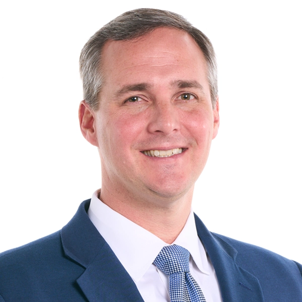 portrait of Blake Lyons is executive vice president of the Federal Reserve Bank of Atlanta's Operations and Administrative Services Division