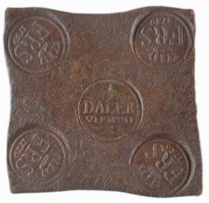 Swedish copper plate money