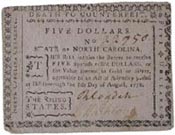 North Carolina bill of credit