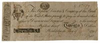note from the First Bank of the United States