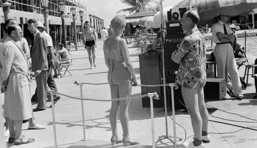 Miami Beach became a popular vacation destination early in the 20th century. Photo courtesy of the Library of Congress photographic archives