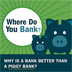 where do you bank? infographic