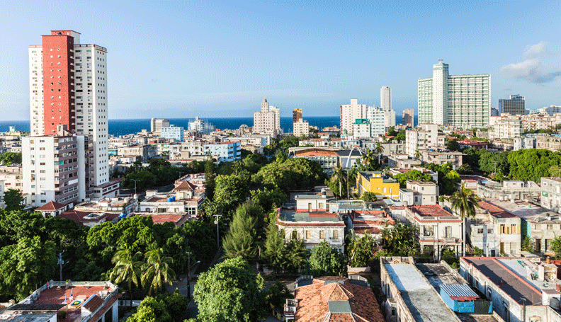 view of the Havana, Cuba skyline