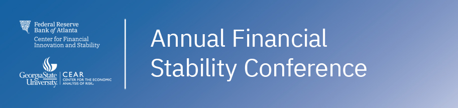 Banner for the Annual Financial Stability Conference