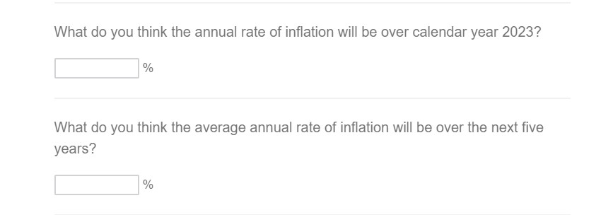 Business Inflation Expectations - October 2022 - Special Question 1